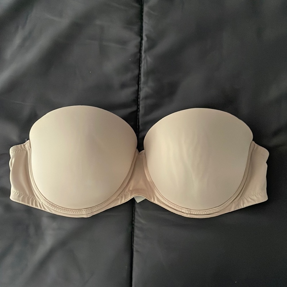PINK 36C Strapless Push Up Bra